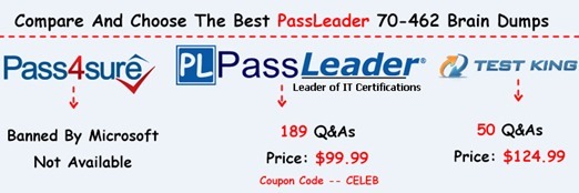 PassLeader 70-462 Brain Dumps[24]