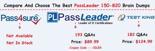 PassLeader 150-820 Exam Questions[27]