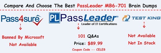 PassLeader MB6-701 Exam Questions[25]